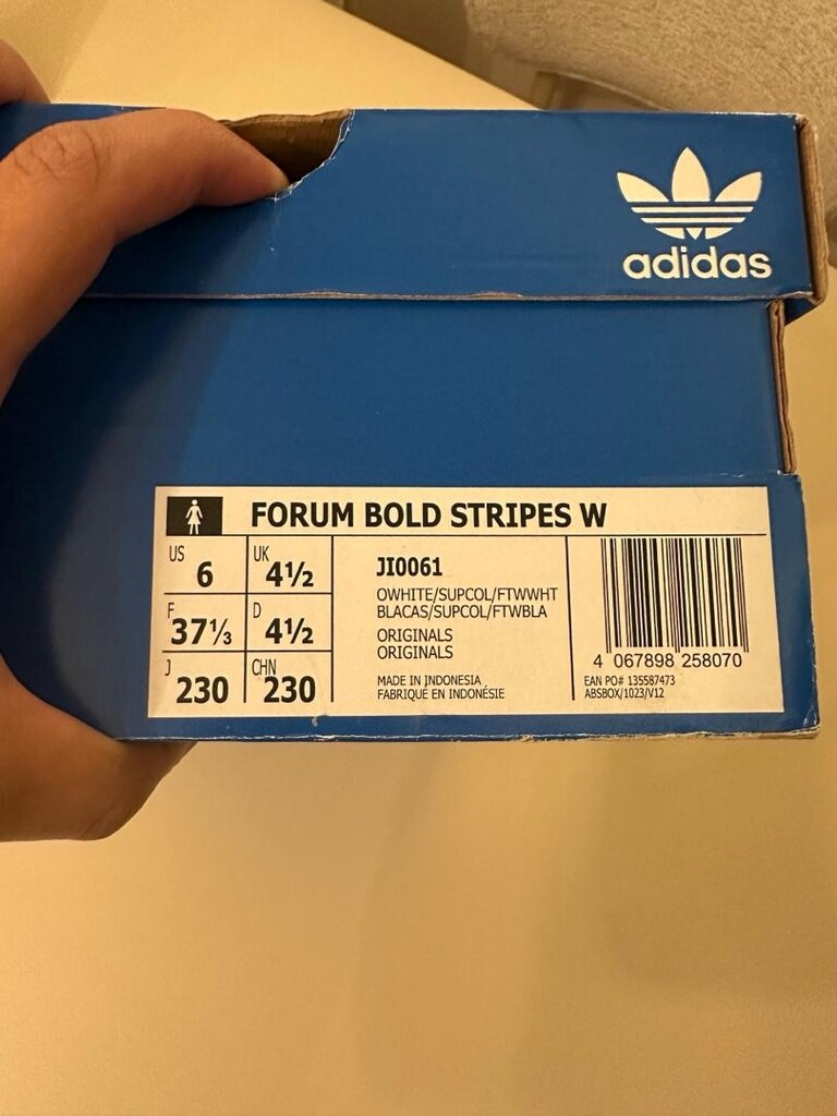 ADİDAS Forum Bold Stripes W 37 numara - 8
