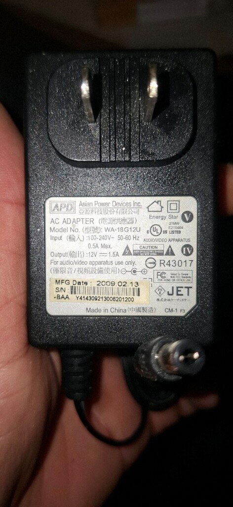 adaptör 12V1.5A - 2