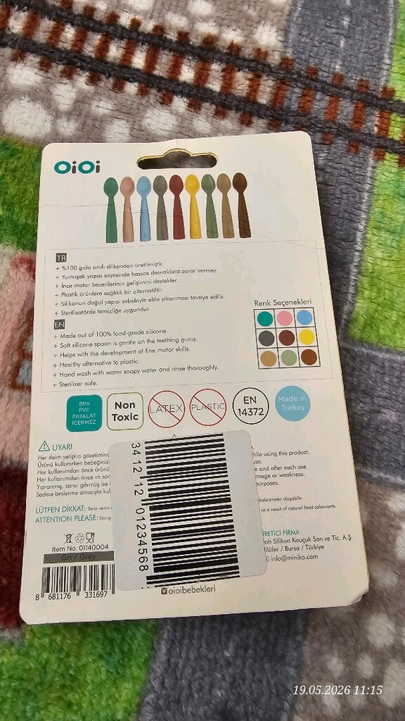 Oioi nam nam silikon bebek kaşığı - 2