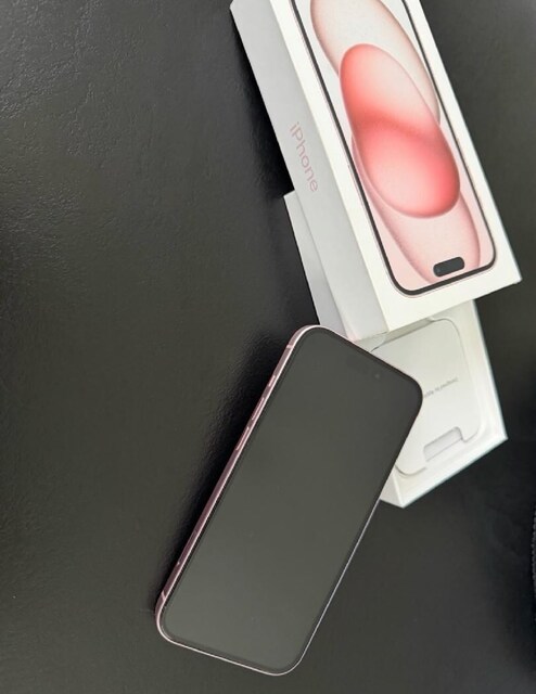 İPhone 15 pembe YURTİÇİ 128GB 23 ay garantili pl 100