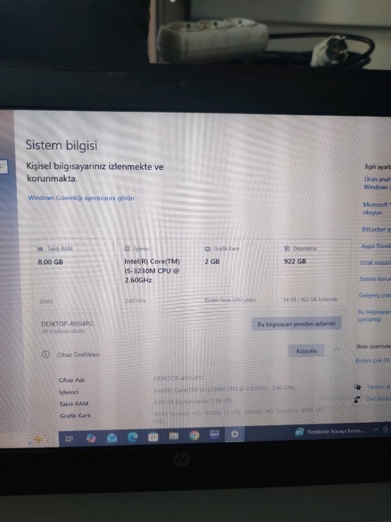 HP LAPTOP PROBOOK 4540S - 4