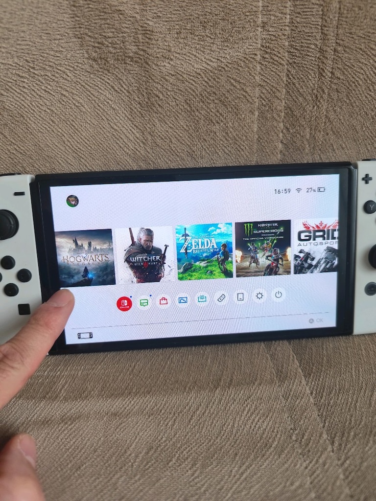 Nintendo switch oled kutu fatura tam eksiksiz - 2
