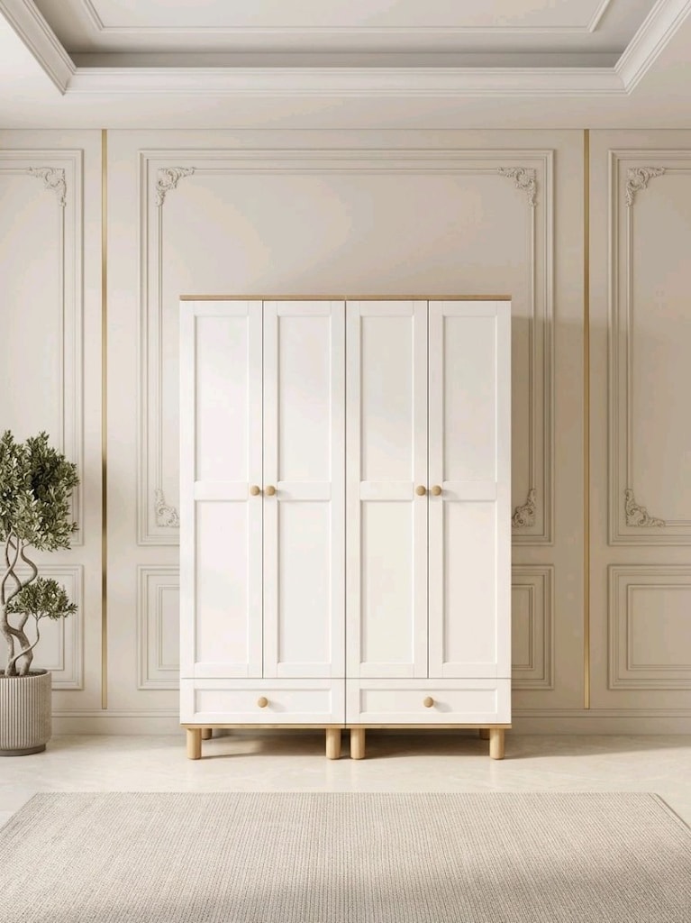 Sıfır 4 kapılı Membran MDF dolap 140-50-200 - 3