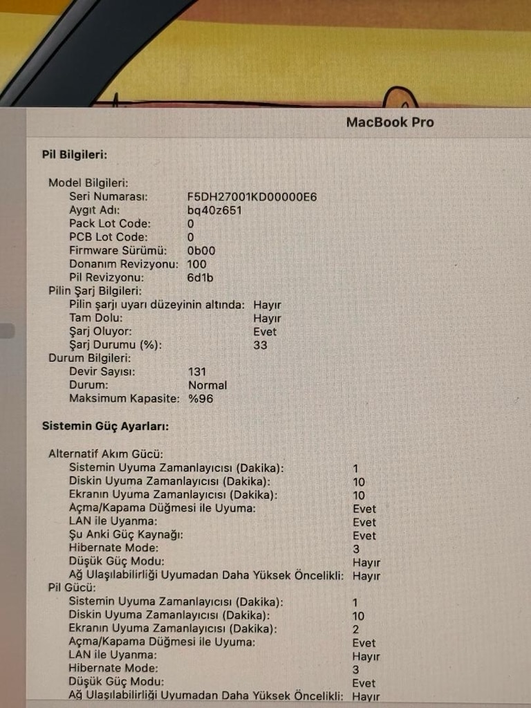 MacBook Pro m3 Pro 14inç 18gb - 6