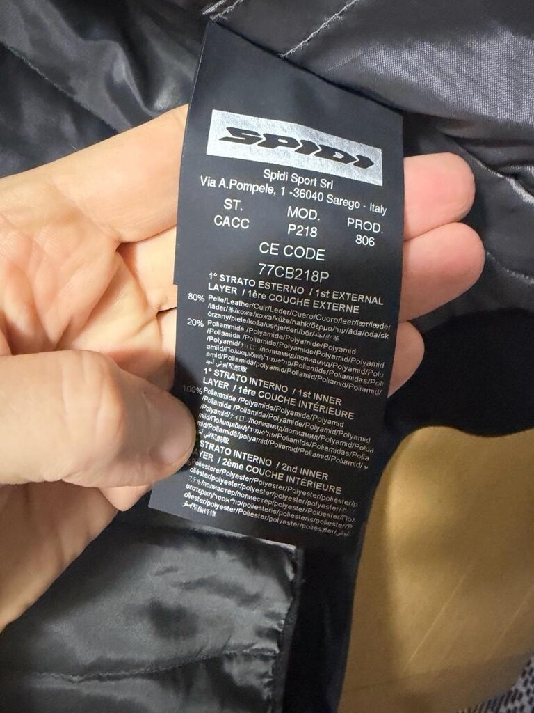 Spidi Genesis Korumalı Motosiklet Deri Mont 52-L Beden - 15