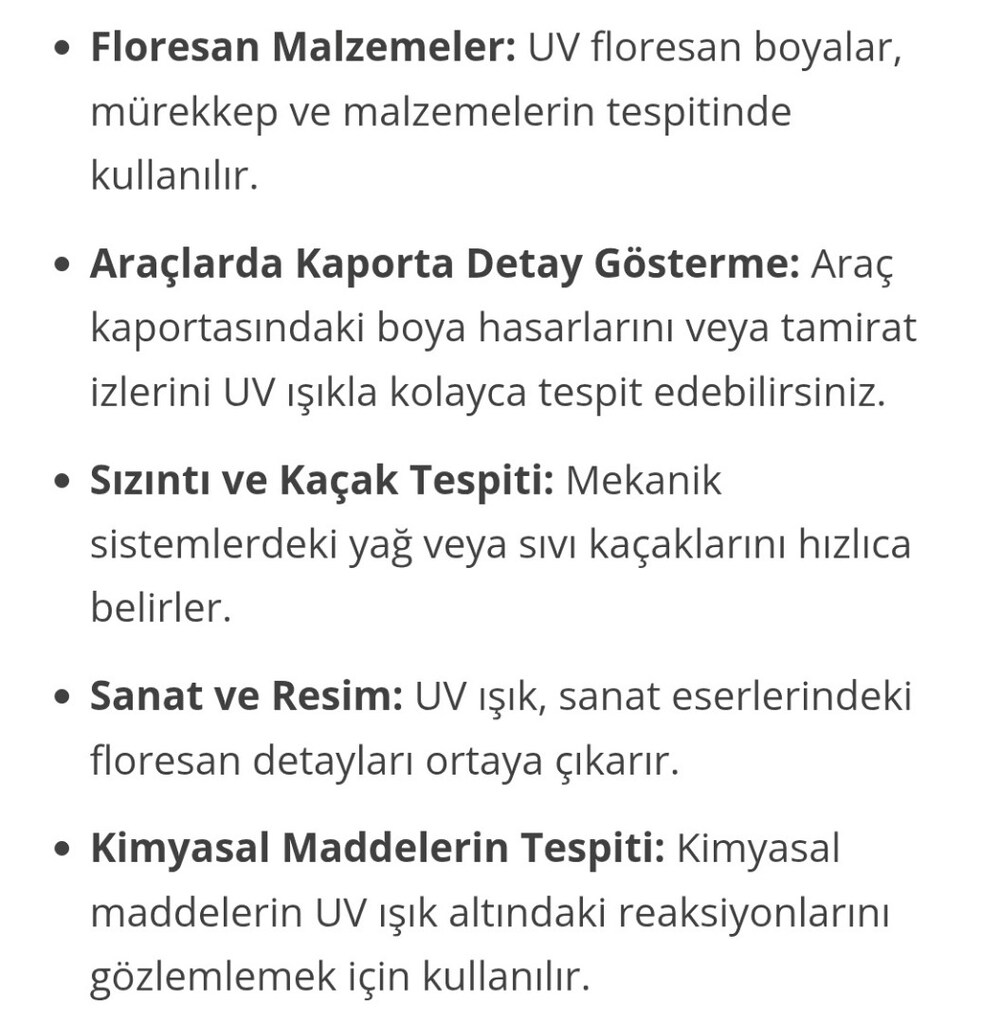 UV 365nm fener - 12