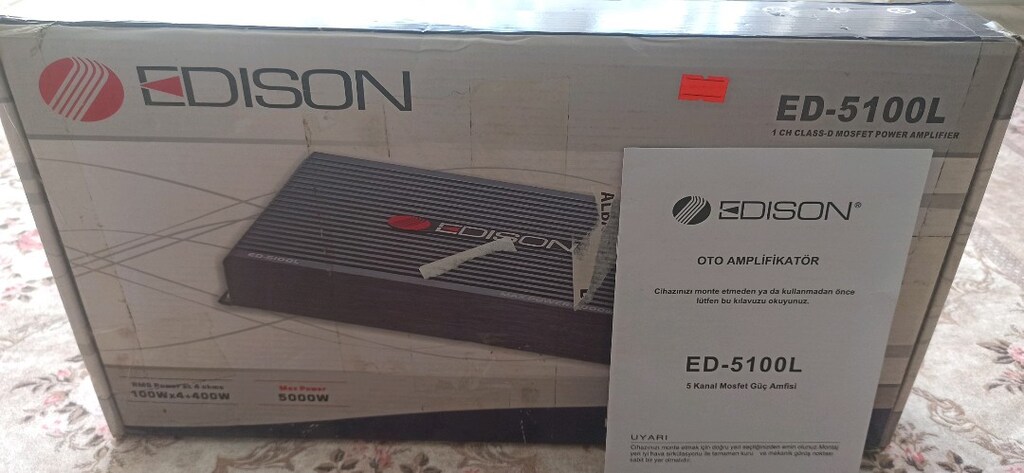 Edison ED-5100L 5 Kanalli Oto Amfisi - 6