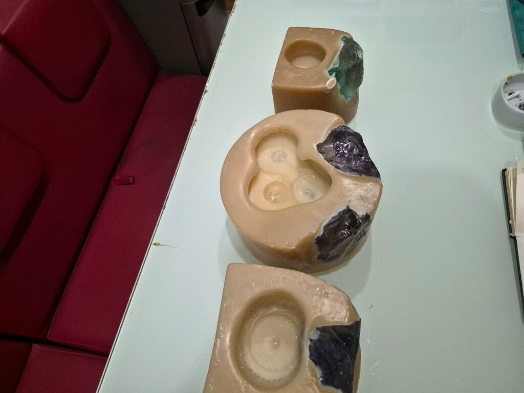 TASLI DEKORATIF BUYUK MUM SETI - 2