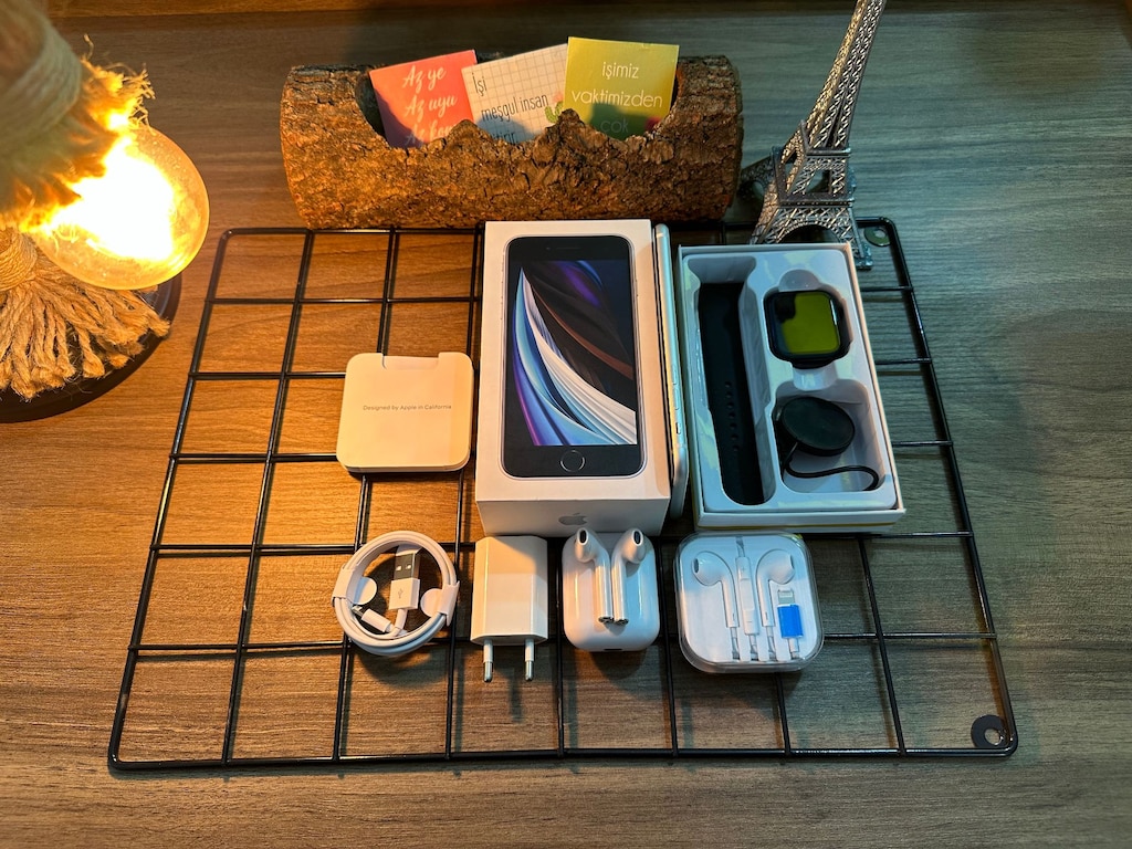 FULL AKSESUARLI İPHONE SE 2.NESİL WHİTE - 7