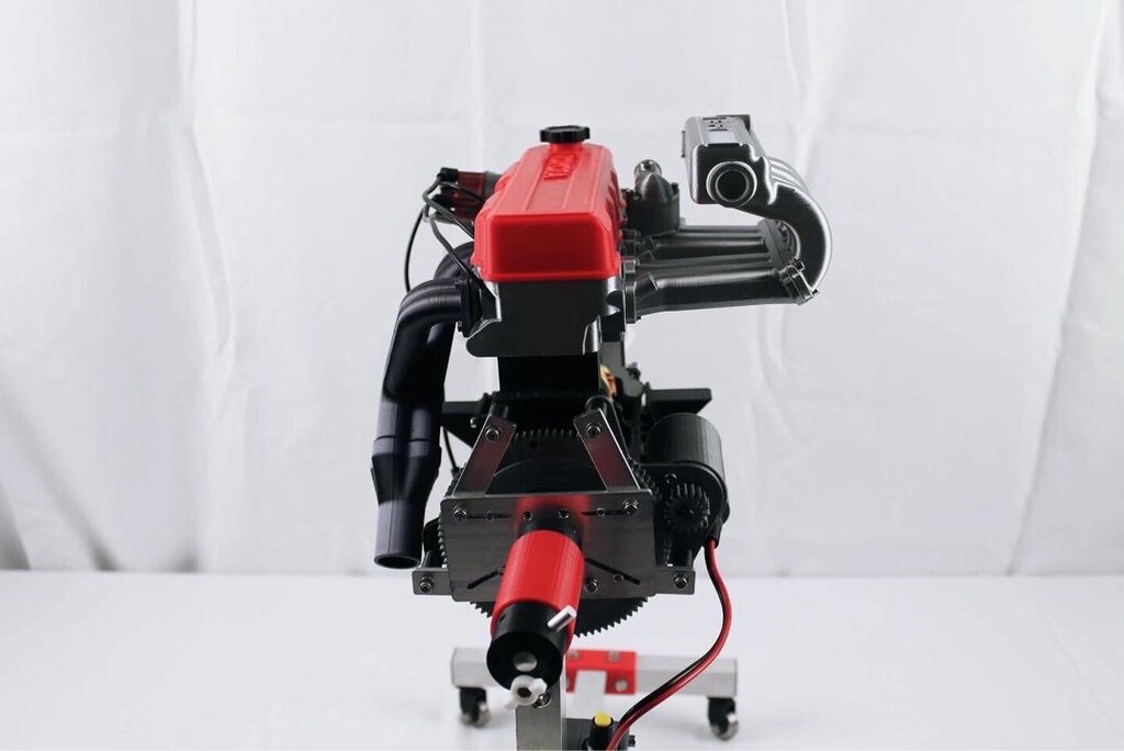 Diecast Motor Modeli 4 Pistonlu Hareketli - 9