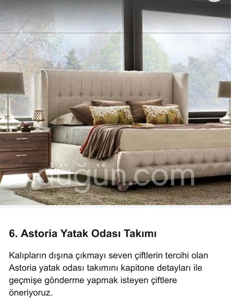 tepe home bazalı başlıklı yatak - 7