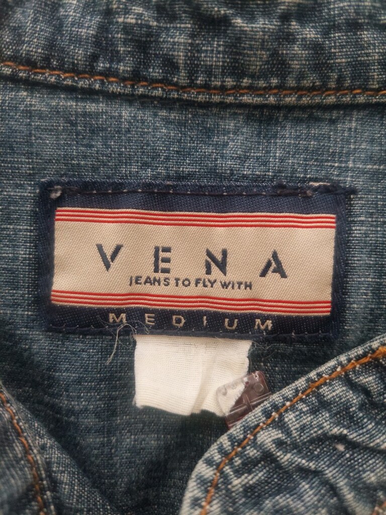 VENA önü düğmeli kısa kollu Jean elbise — görsel 14/16