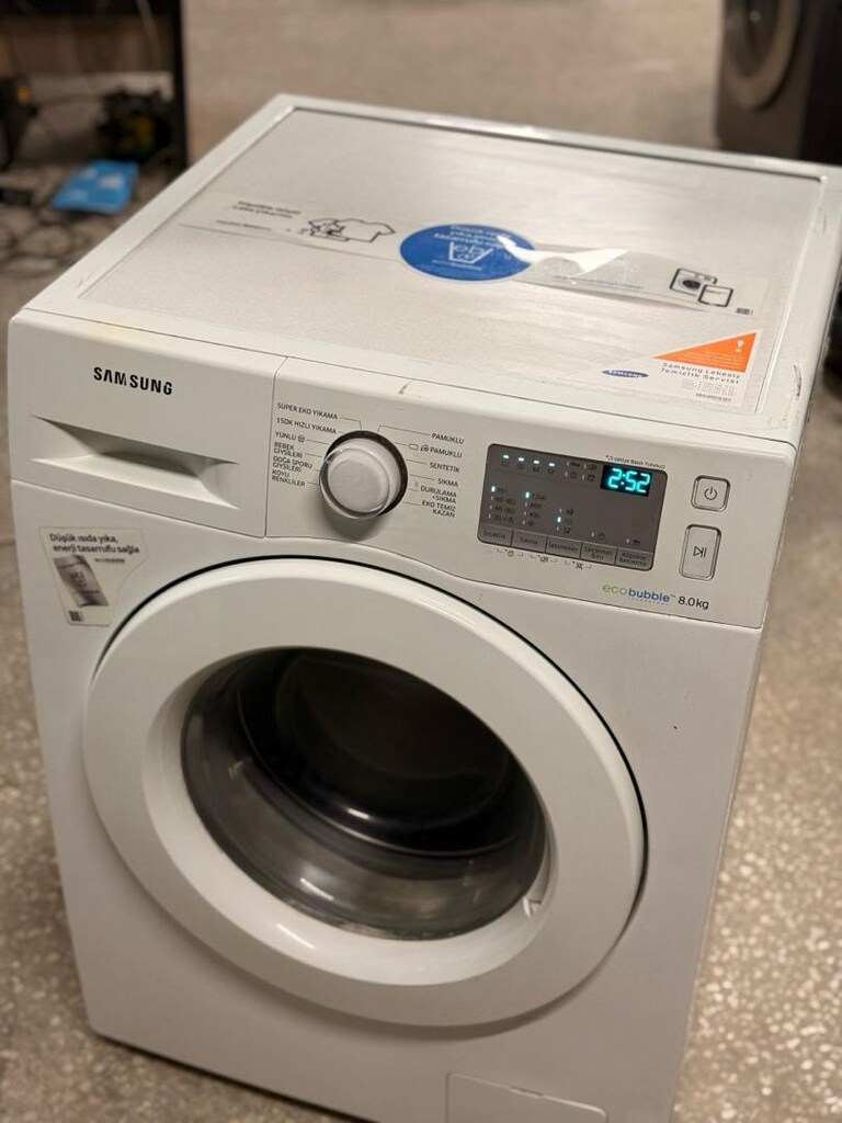 SAMSUNG 8KG ÇAMAŞIR MAKİNESİ HATASIZ SORUNSUZ GARANTİLİ - 2