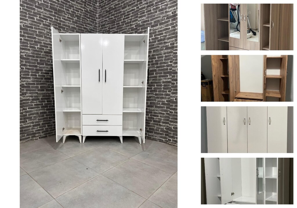 4 kapaklı elbise dolabı jqspznzrbr - 3