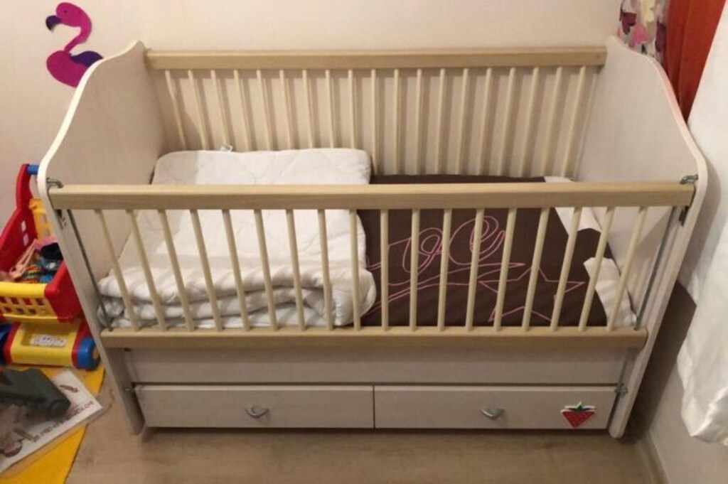 çilek mobilya sallanan bebek/çocuk karyola - 7