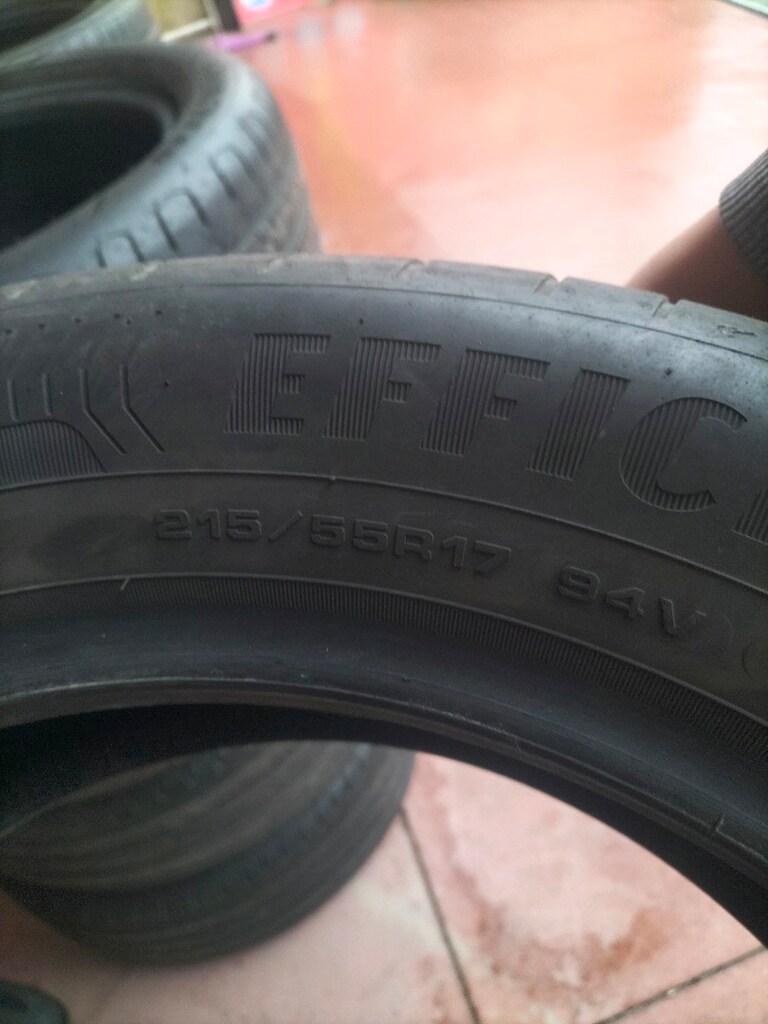 4 adet çıkma lastikler 215/55r17 sıfır gibi lastikler - 2