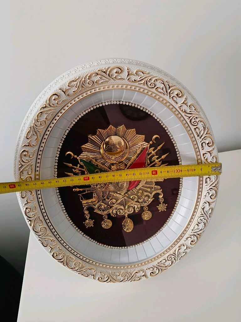 osmanlı tuğrası oval çerçeve - 3