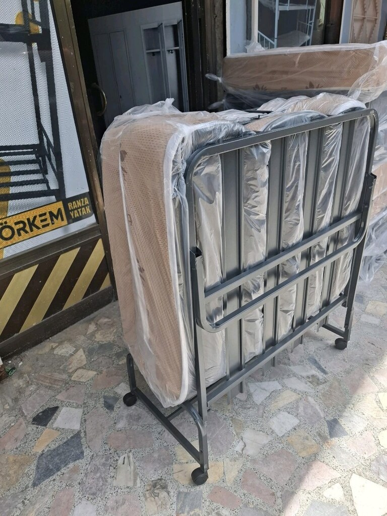 LÜKS KATLANIR YATAK SOMYA ÜCRETSİZ TESLİMAT 17 CM YAYLI YATAKTIR - 4