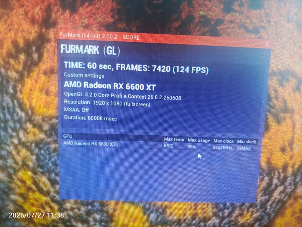 aktif kullandığım çok iyi durumda olan ,RX 6600xt mech 2x 8gb oc - 6