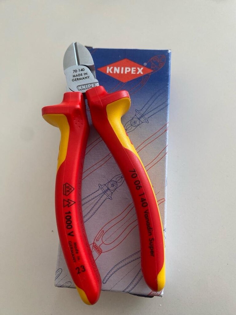 Orjinal Alman malı Knıpex 70 06 140 Vde 1000V Yan Keski 140 MM sıfır - 5