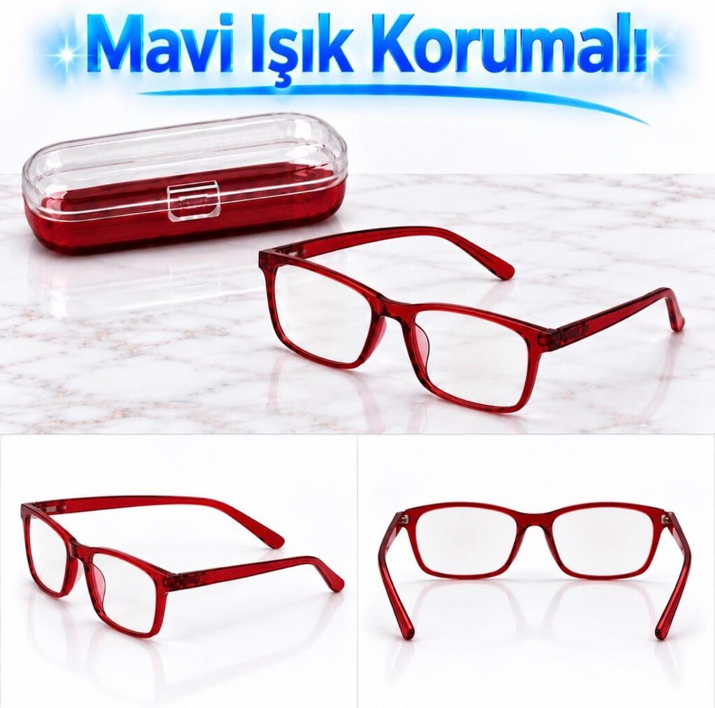 +4.5 Numara Esnek Hafif Unisex Okuma Gözlüğü - 3