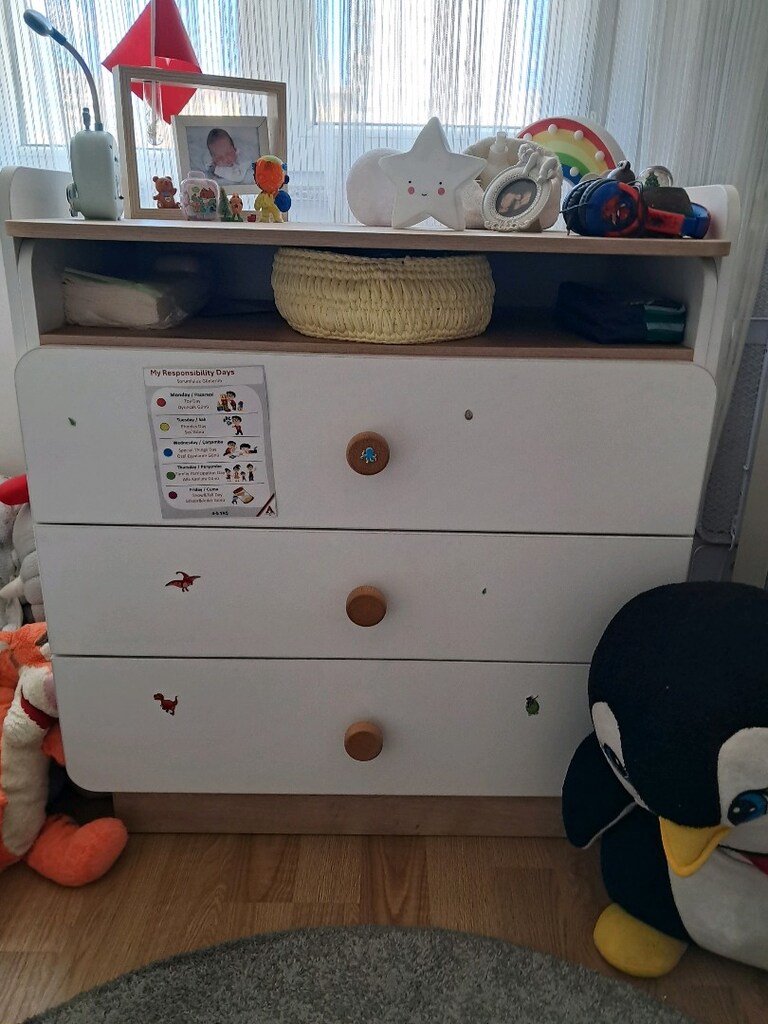 Büyüyen bebek karyolası ve şifonyeri - 7