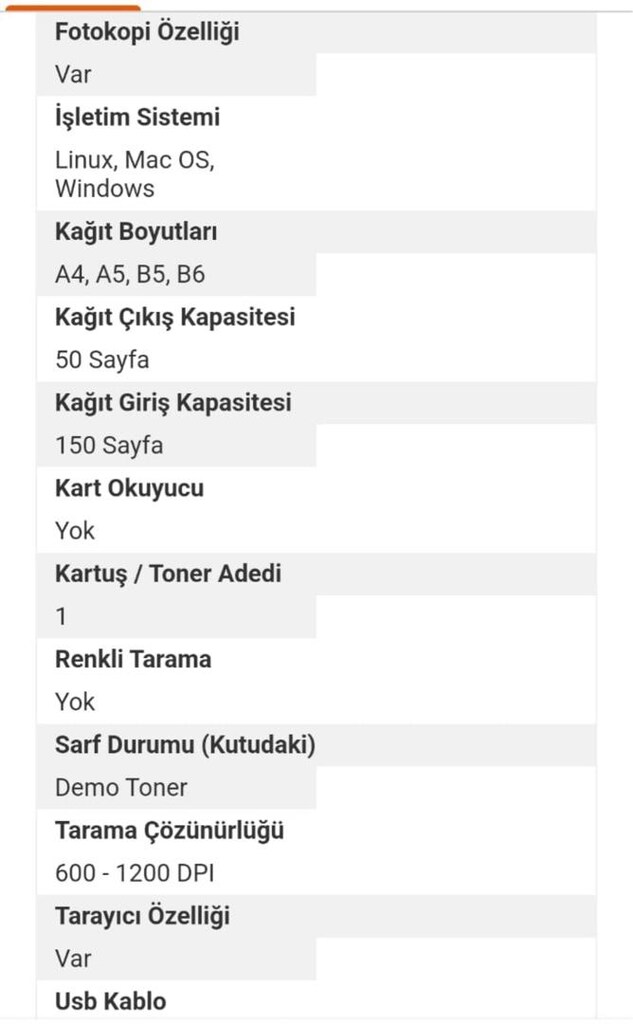 Brother MFC-1811- Fotokopi-Tarayıcı-Faks WiFi Lazer Yazıcı - 8