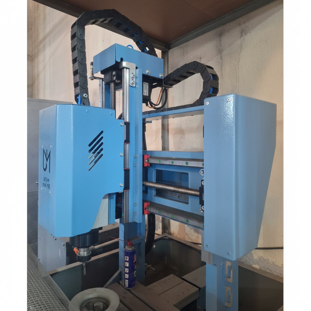 SIFIR HİÇ KULLANILMAMIŞ 4 EKSENLİ CNC DİK IŞLEME MAKİNESI - 3