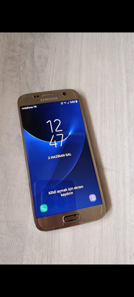 SAMSUNG S7 32GB 4RAM SADECE CİHAZ EKRANDA GÖLGE VAR TEMİZ SORUNSUZ - 2