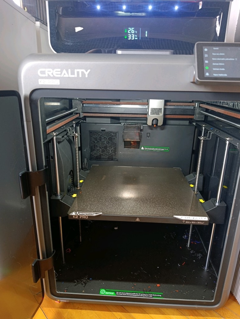 Crealty K2 Pro Combo 3D yazıcı Garantisi devam ediyor 550 saatte - 4