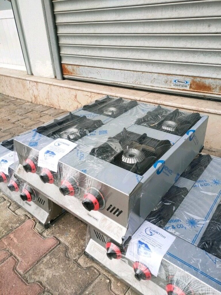 dörtlü set üstü ocak 4'lü tezgah üstü ocak tüplü doğalgazlı sanayi tip - 20