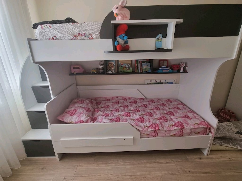 Yeni gibi çekmecelli Ranza+ Çalışma masası ve 2 yatak (Tam Set) - 2