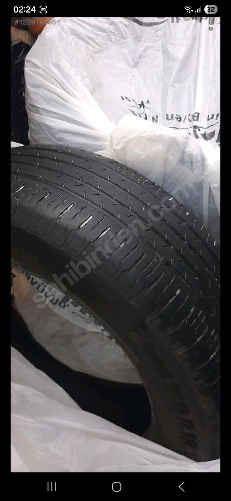 contınental 225 60R 18V XL yazlık lastikler 4 adet - 4