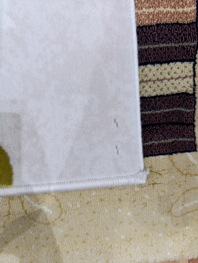 Kelebek desenli akrilik halı - 7