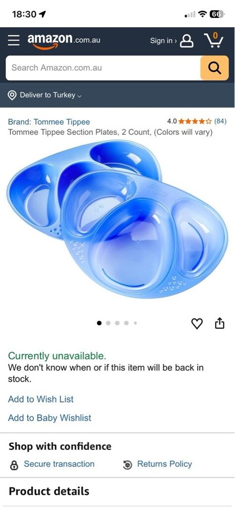 Tomme Tippee Bölmeli Çocuk Tabakları - 4