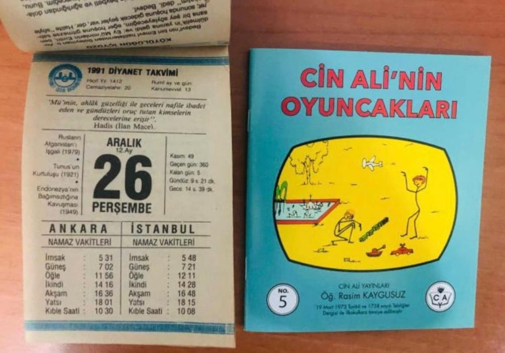 Eski Yıllara Ait Orijinal Hediyelik Takvim Yaprağı - 5