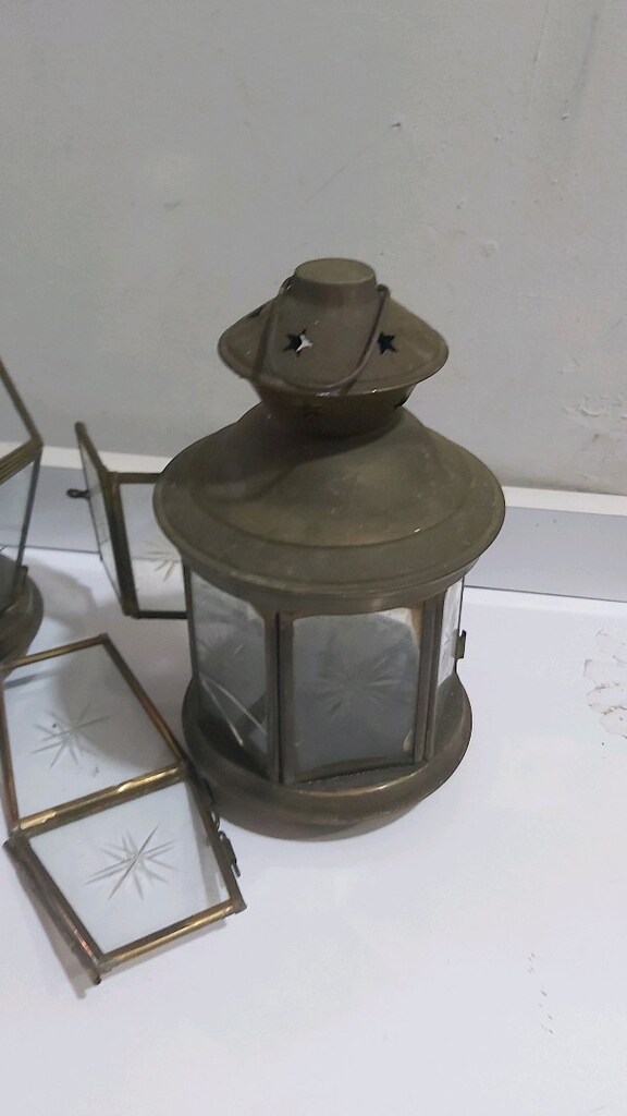 Antika 2 adet gaz lambası princ - 9