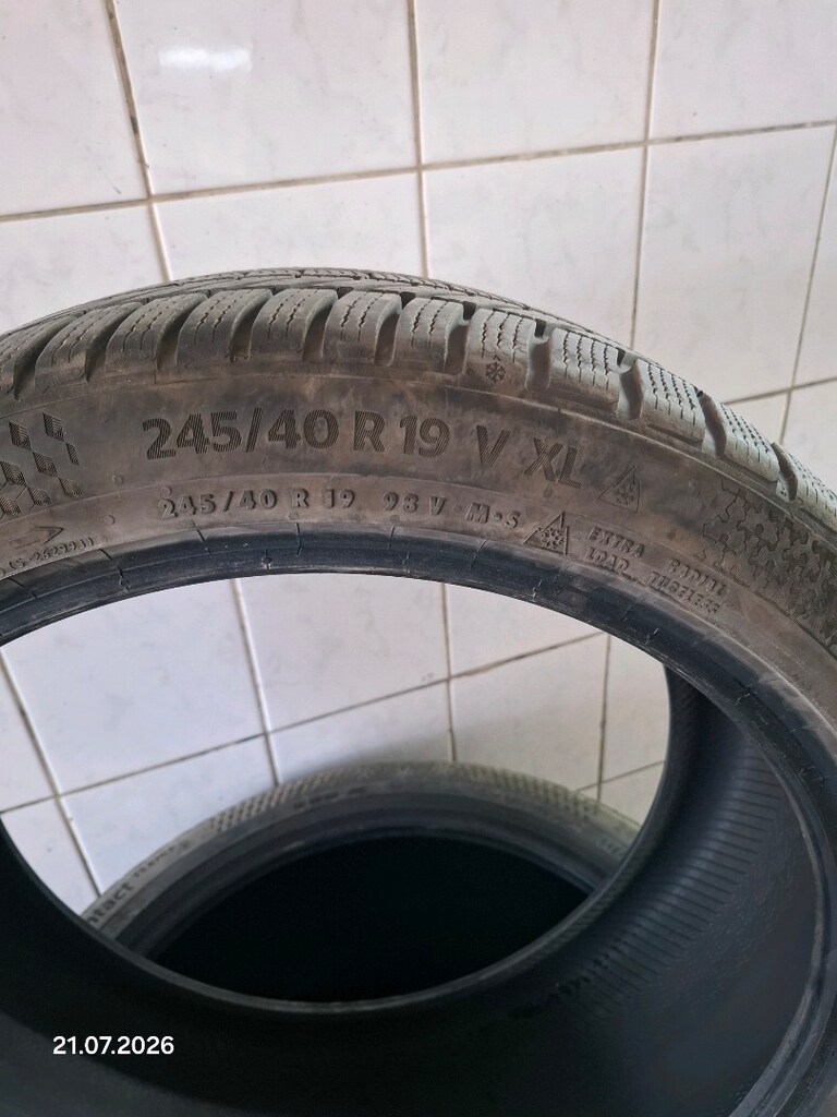 açıklamayı oku continental kışlık 245 40 19 v xl takım - 3