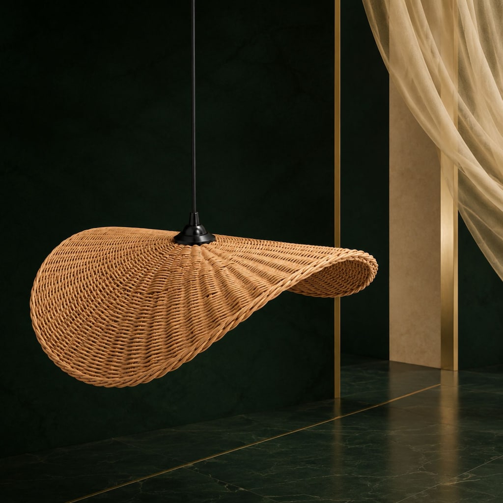 NORDIC Rattan Avize 50-55-60-65 cm – Sıfır - 5