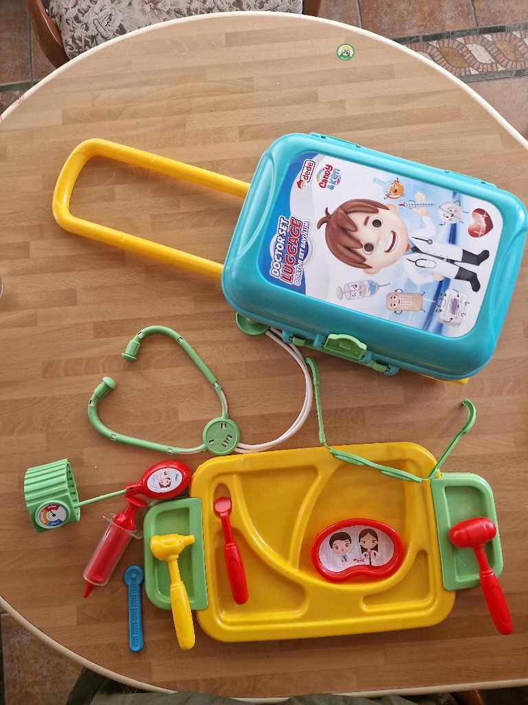 dede bavullu oyuncak doktor seti - 5