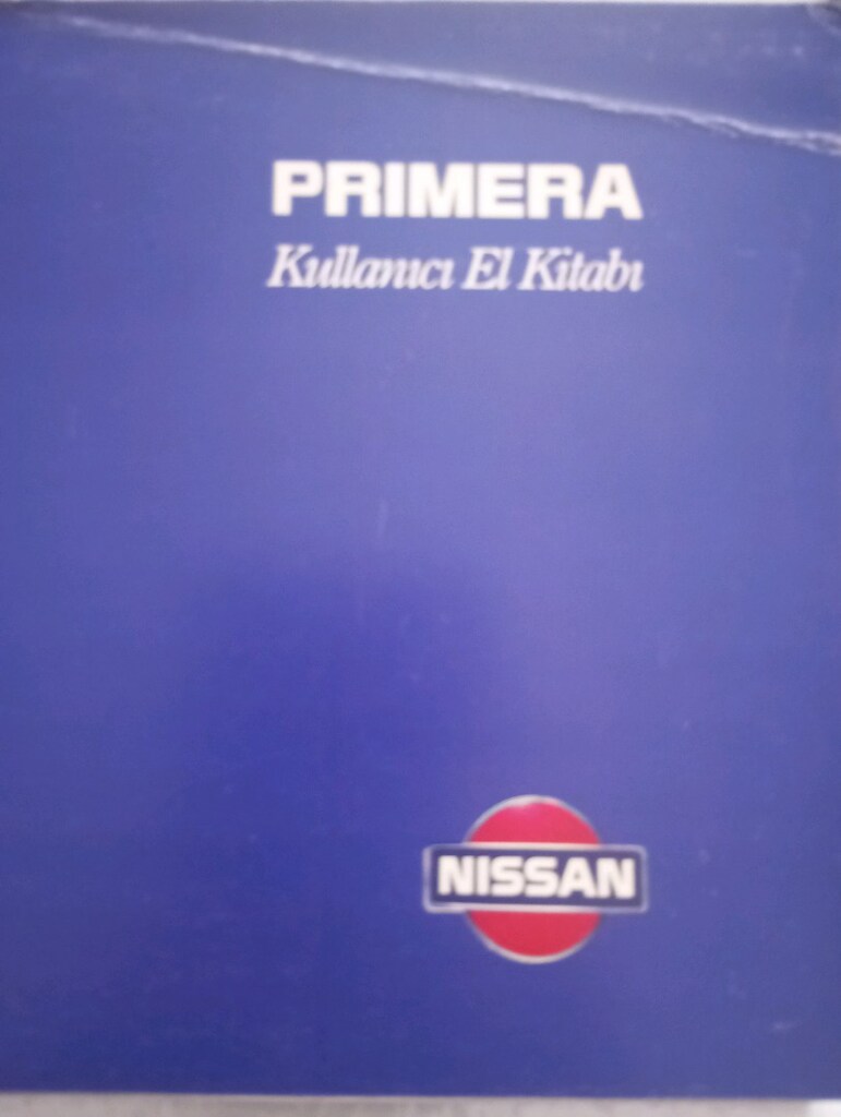 Nissan Primera orijinal servis kitapları - 2