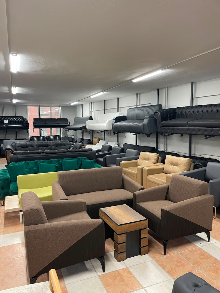 KLAS OFİS ÜSKÜDAR KAHVERENGİ KUMAŞ 2+1+1 KOLTUK TAKIMI SIFIR - 2