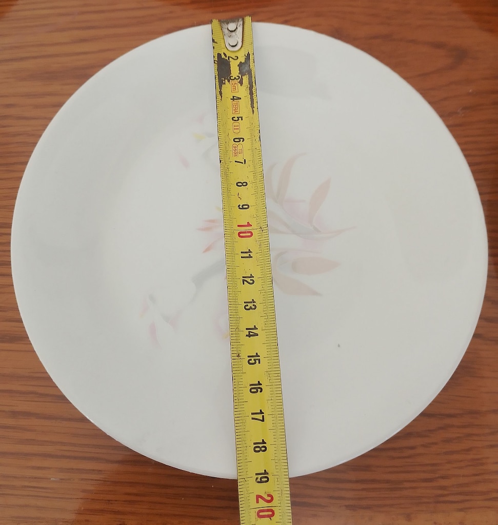 6 Adet Yarımca Porselen Tabak 19 cm Pastel Tonlarda Çiçek Desenli - 2