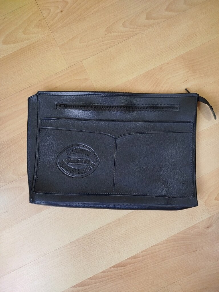 Sıfır 1990 yıl üretilmiş çok kaliteli dosya çantası 40x27.5 cm - 3