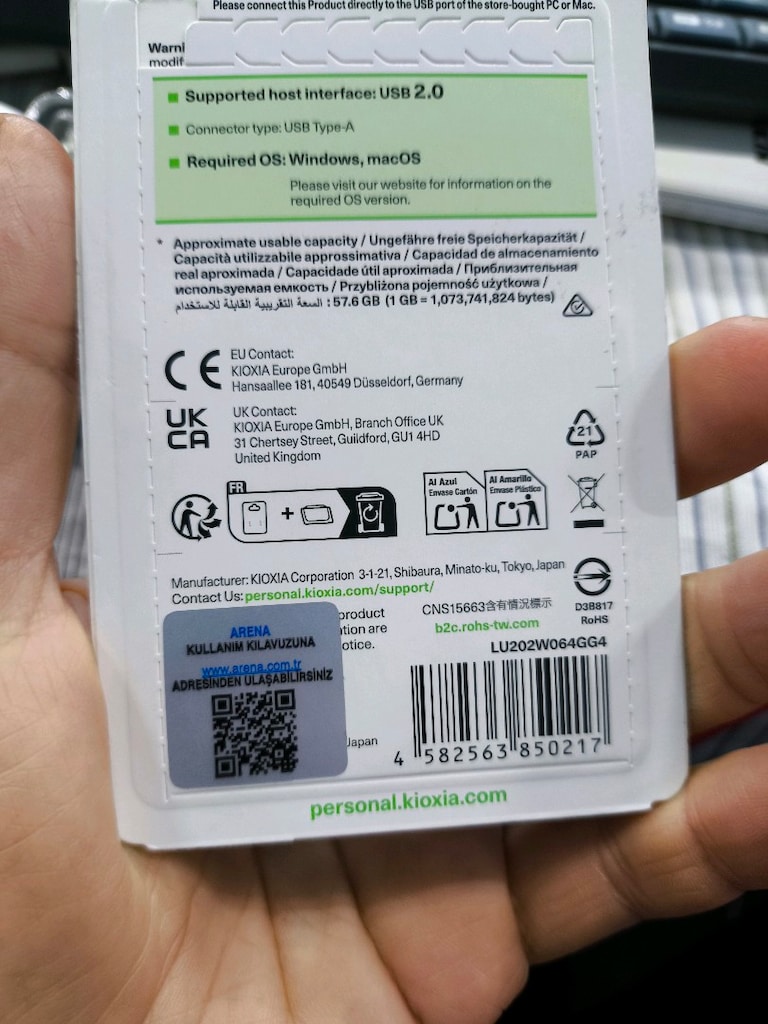 64 GB kapalı kutu USB bellek - 2