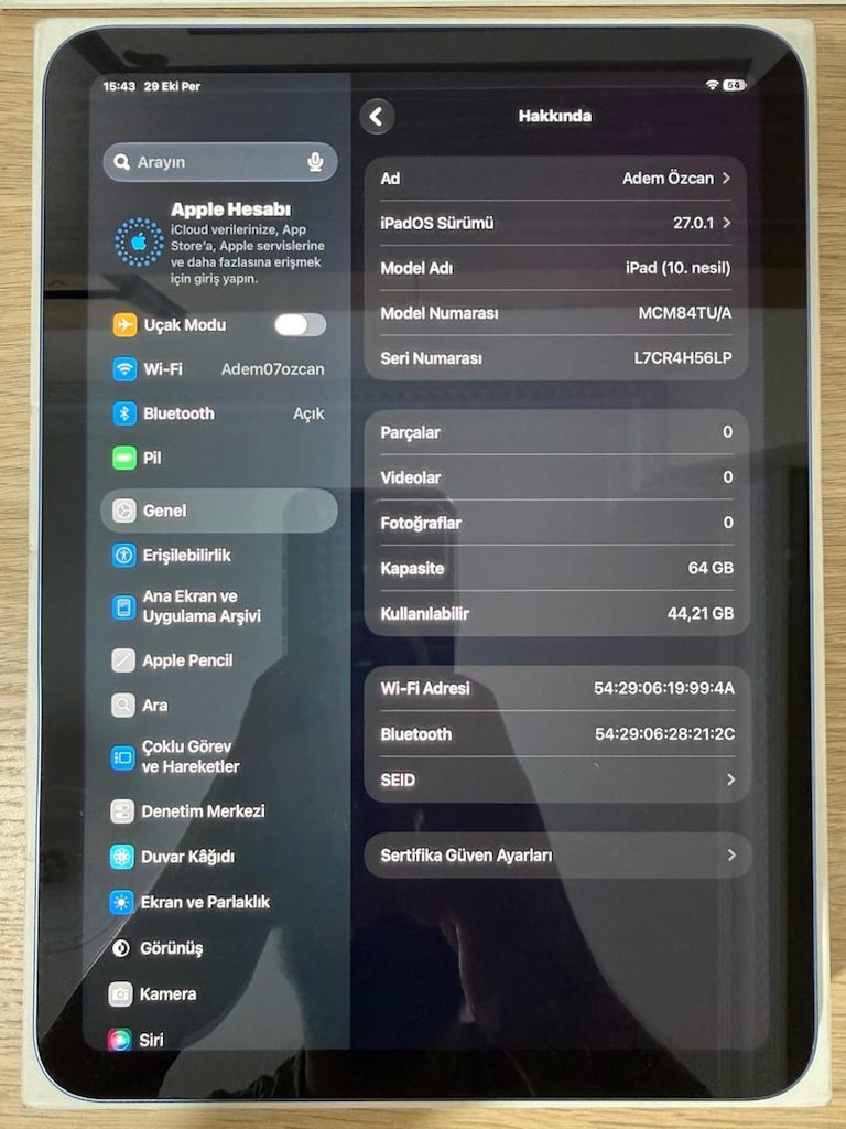 iPad 10 / 64 GB / 10.9 inç / Mavi - 2