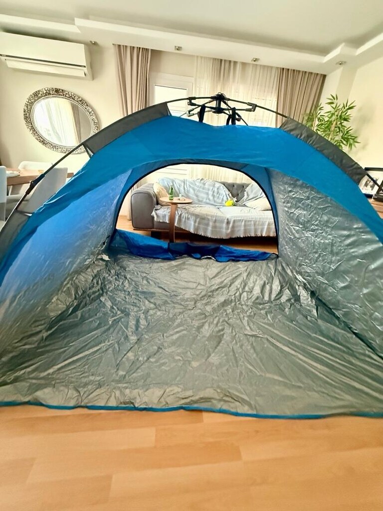 3 kişilik geniş plaj çadırı, gölgelik - 2
