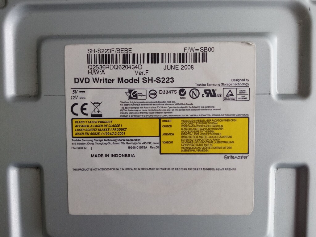 Samsung Sata DVD-Rom (SH-S223) - 6