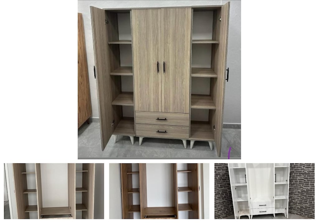 4 kapaklı elbise dolabı ypbtbbsdss - 4