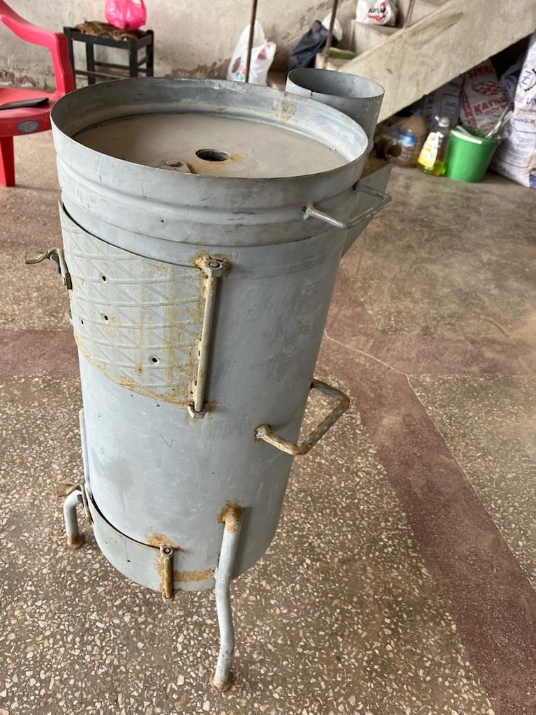 lpg tankından üretilmiş katı yakıt sobası.. - 3